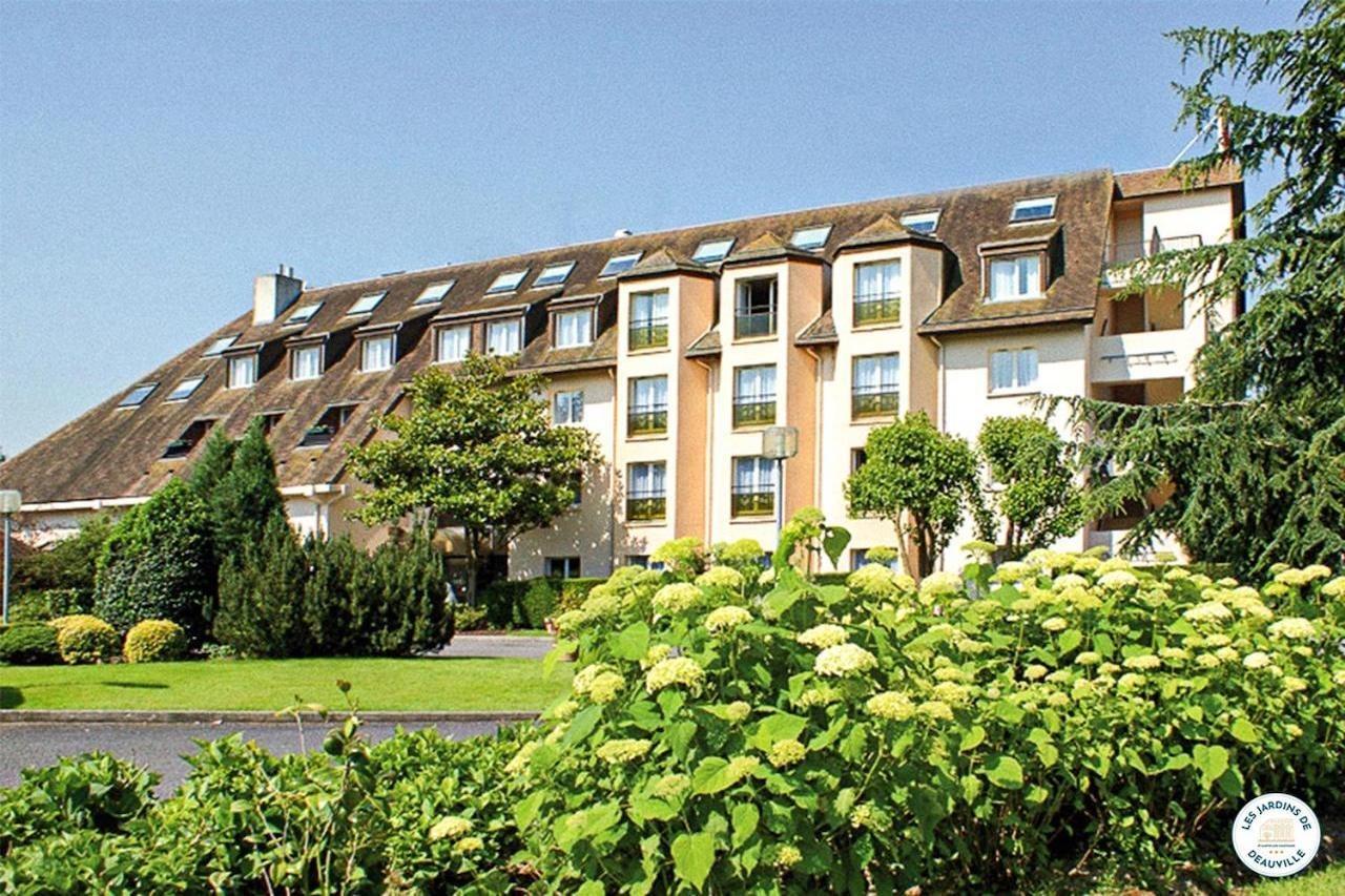 Hotel Les Jardins De Deauville Saint-Martin-aux-Chartrains Bagian luar foto