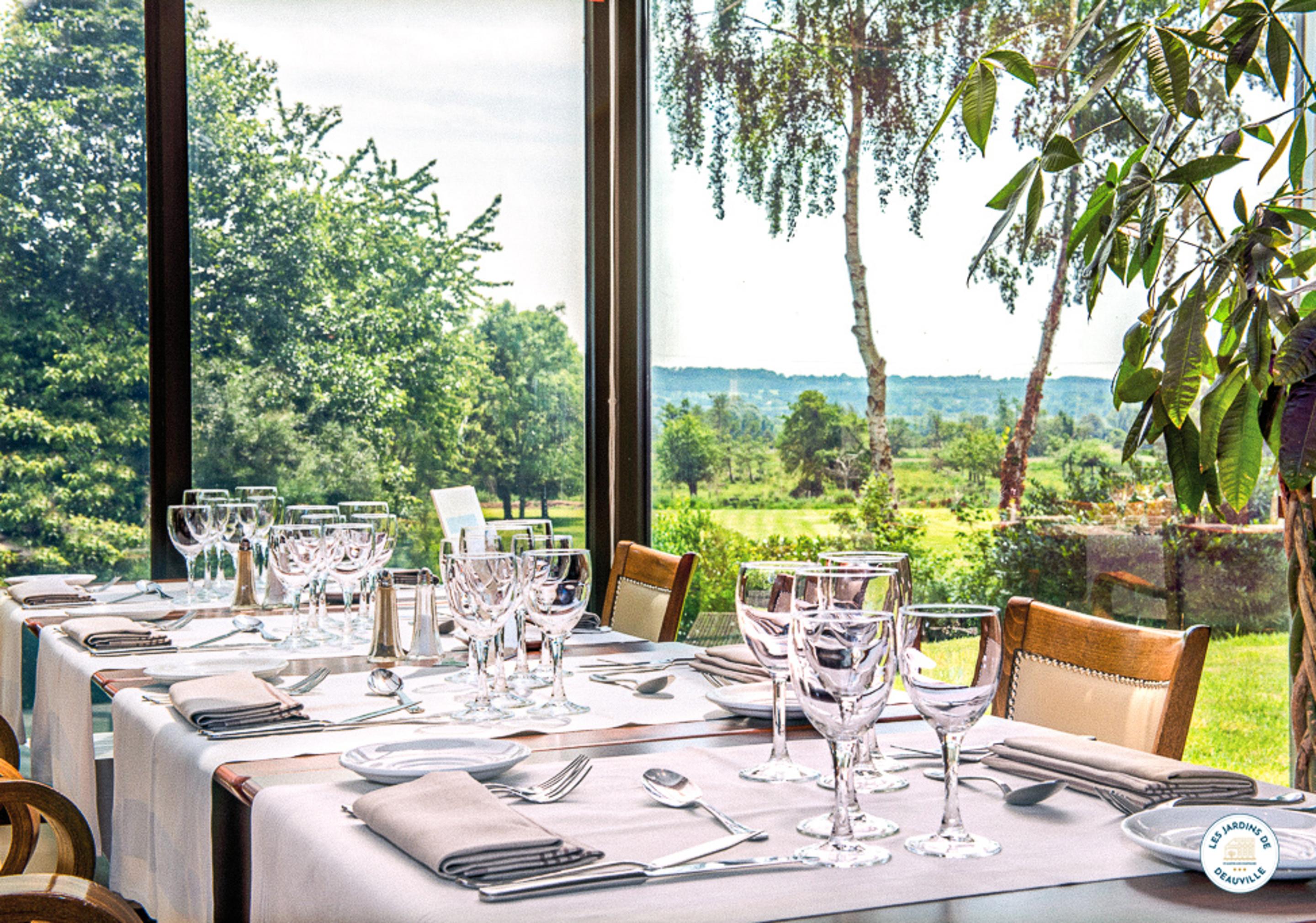 Hotel Les Jardins De Deauville Saint-Martin-aux-Chartrains Bagian luar foto