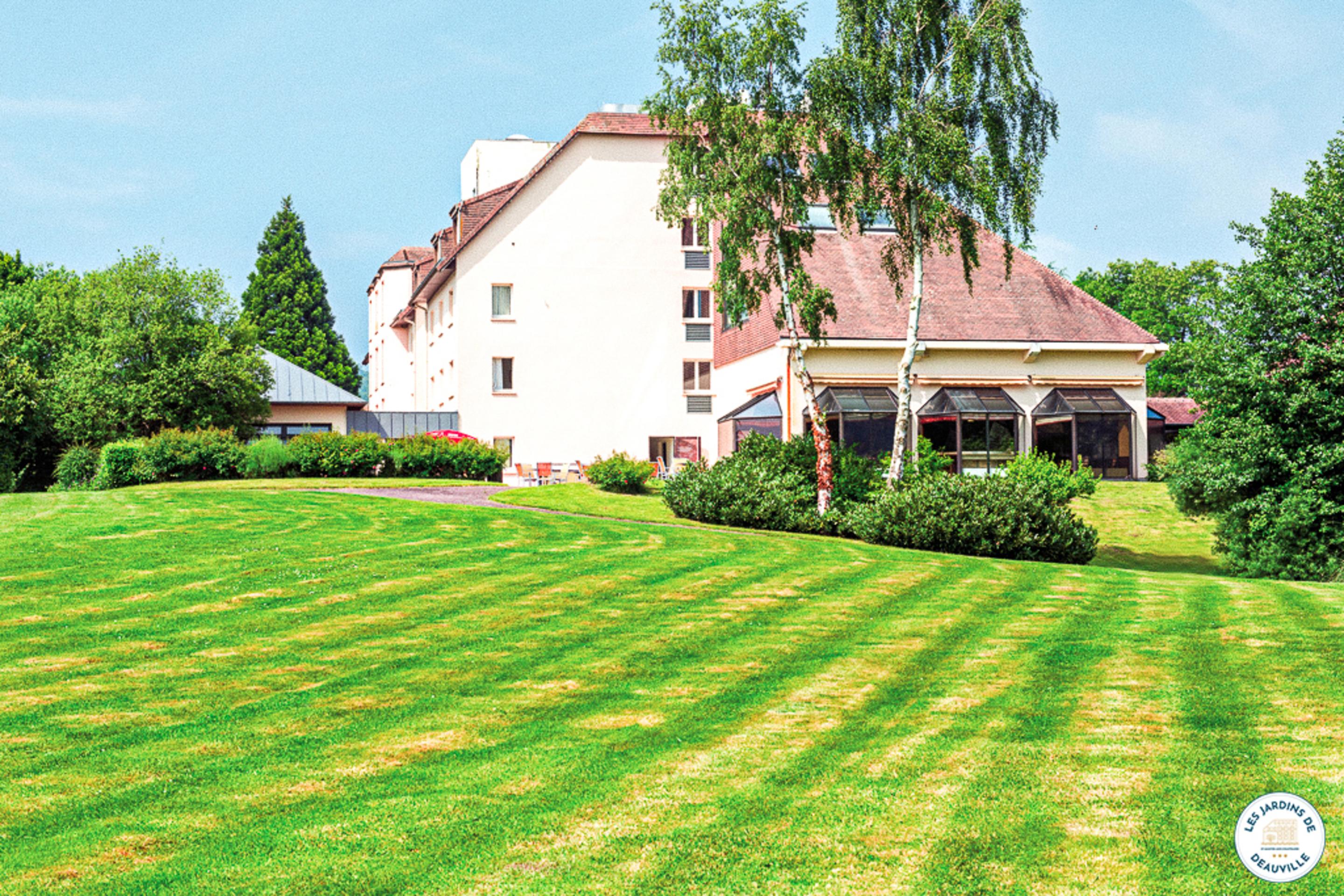 Hotel Les Jardins De Deauville Saint-Martin-aux-Chartrains Bagian luar foto