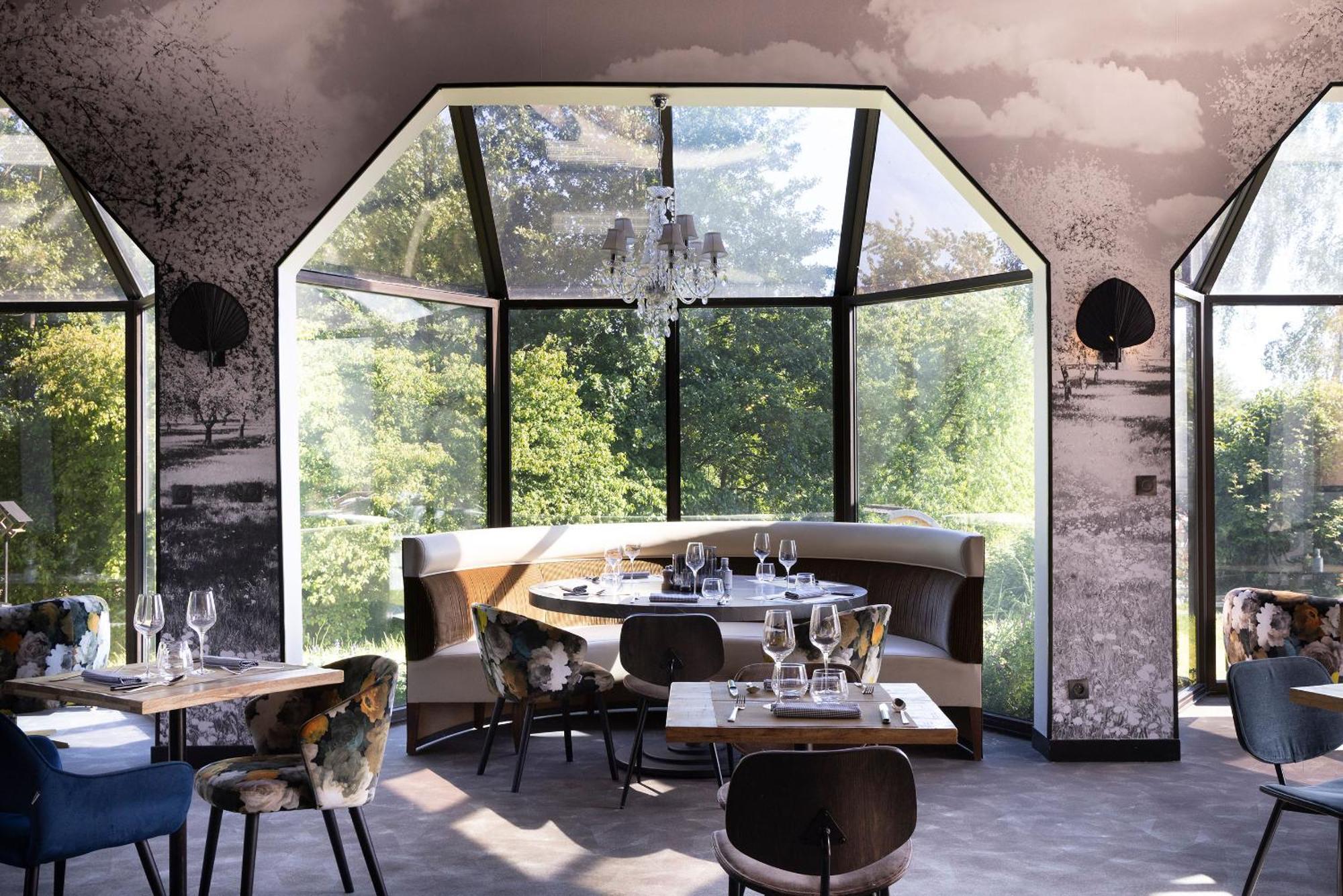 Hotel Les Jardins De Deauville Saint-Martin-aux-Chartrains Bagian luar foto